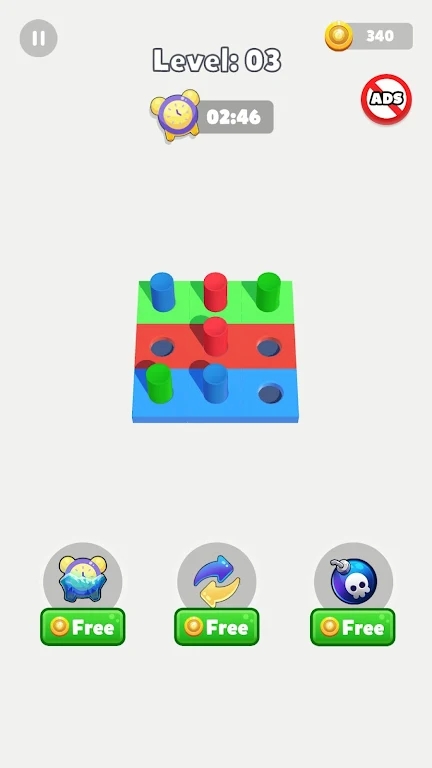 果冻排序3D拼图颜色游戏