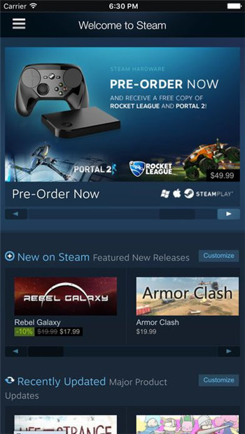 steam官网版手机版