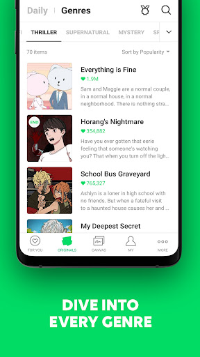 webtoon漫画app