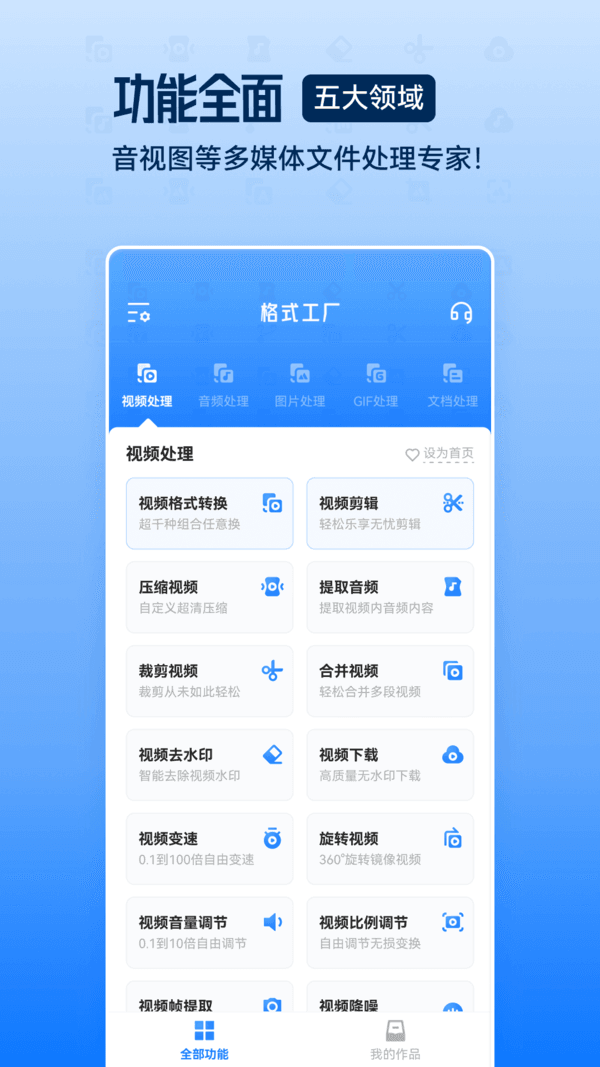 格式工厂转换器
