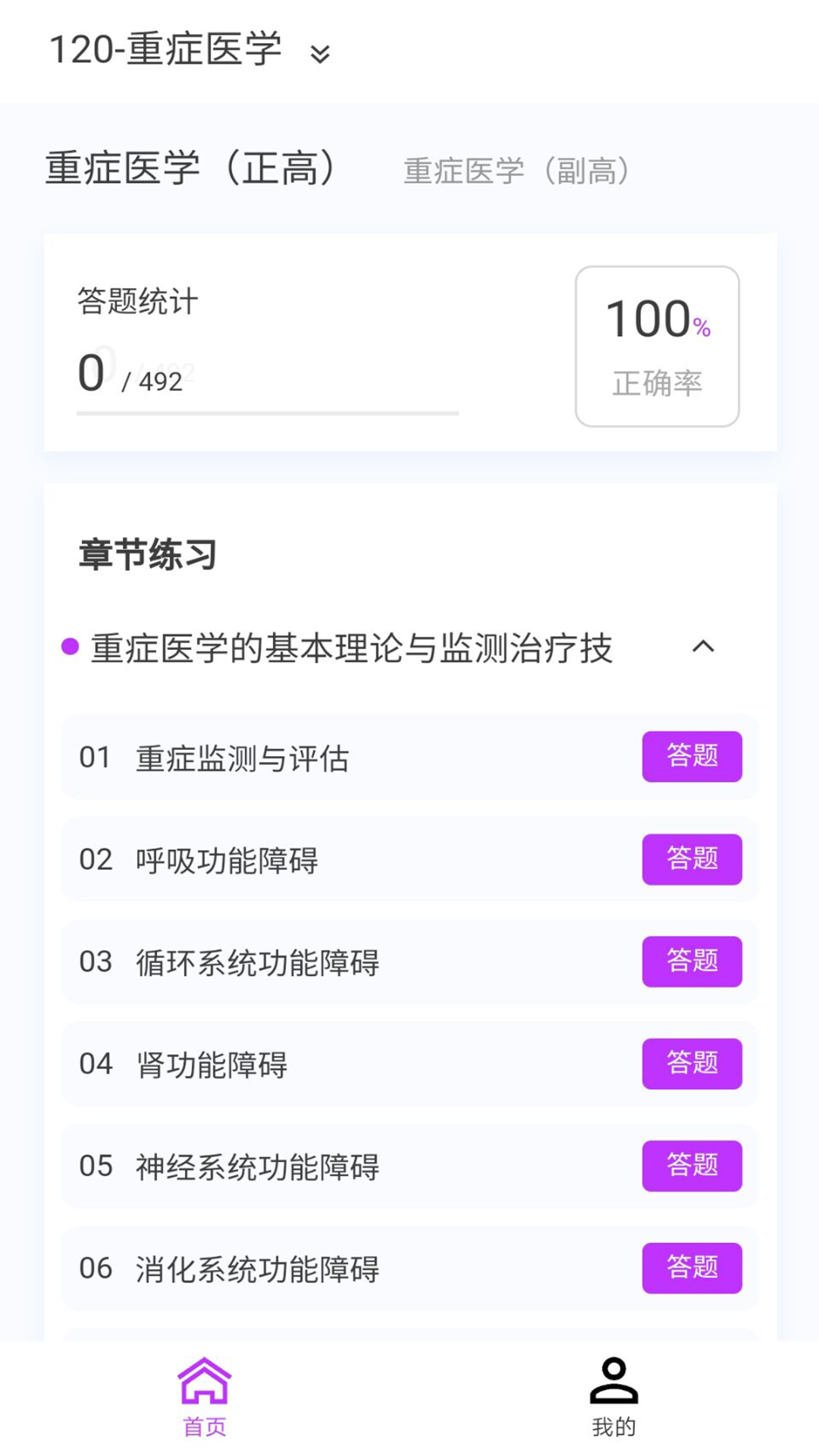 重症医学新题库百度云答案下载